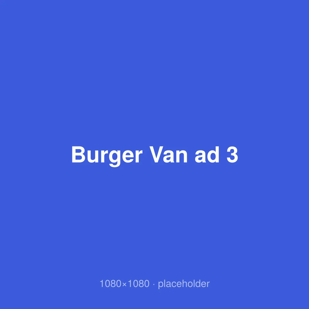 Burger Van ad 3