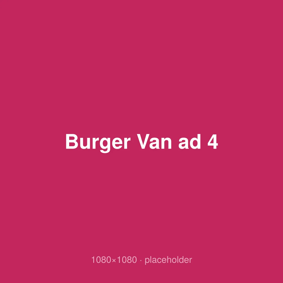 Burger Van ad 4
