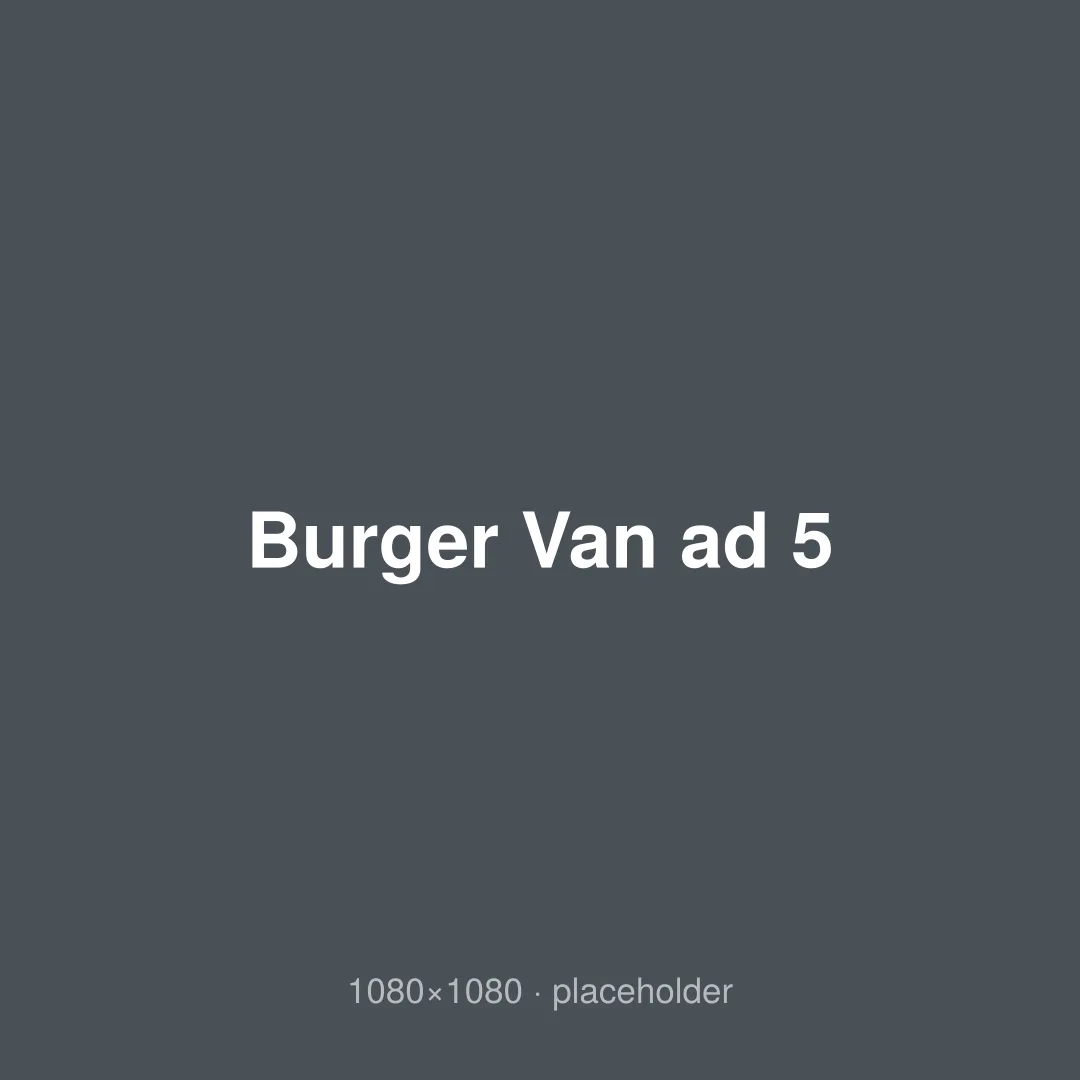 Burger Van ad 5