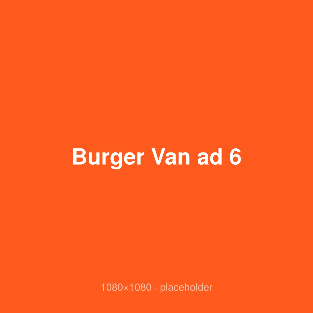 Burger Van ad 6
