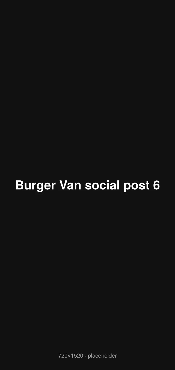 Burger Van social post 6