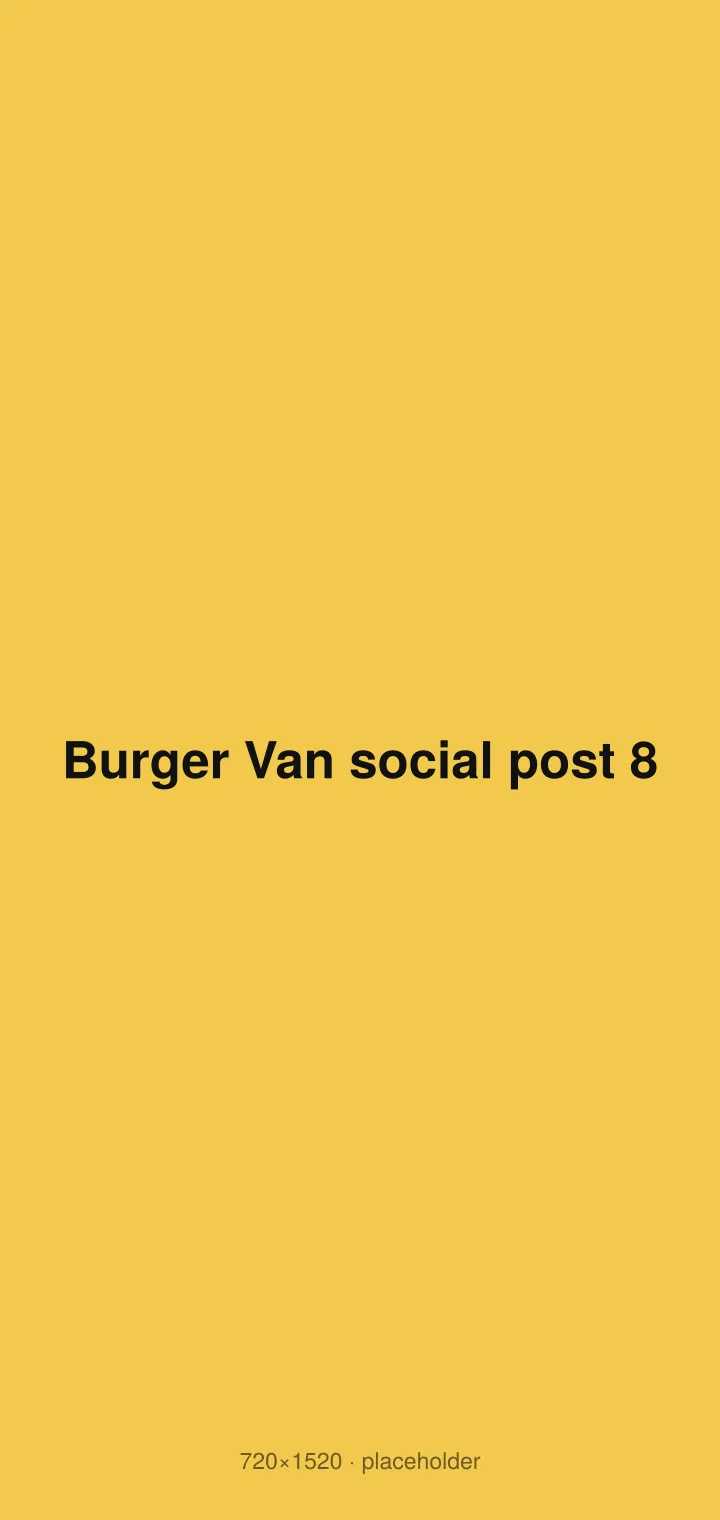 Burger Van social post 8