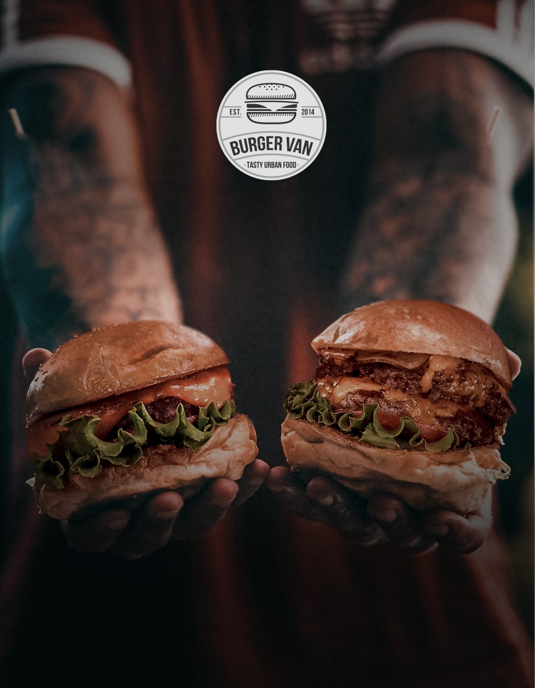 Burger Van card