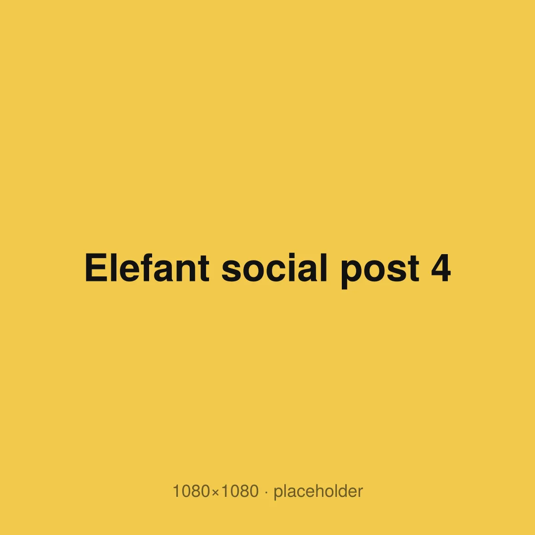 Elefant social post 4