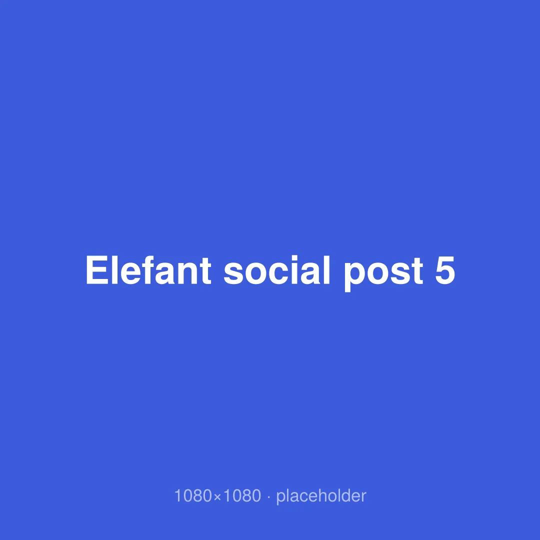 Elefant social post 5