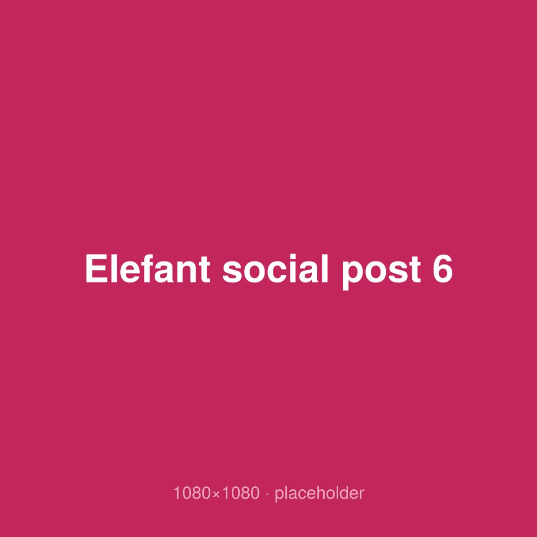 Elefant social post 6