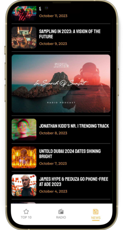 Epic Tones app screen 2