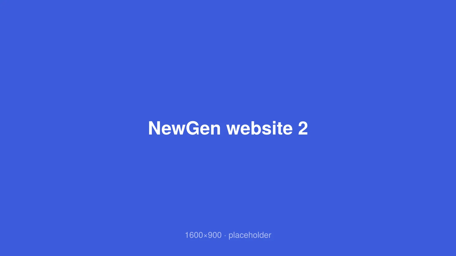 NewGen website 2