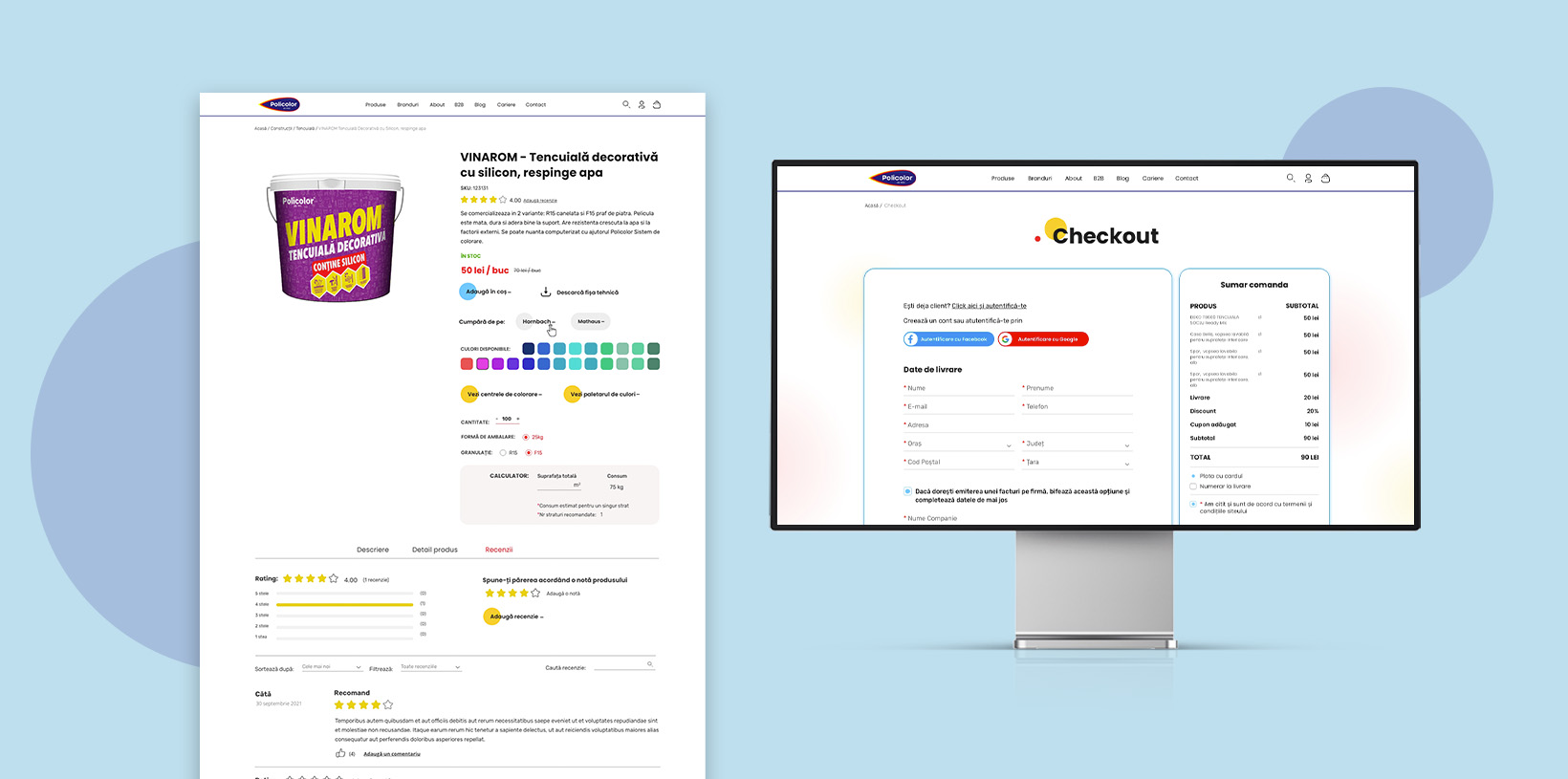 Policolor website 2