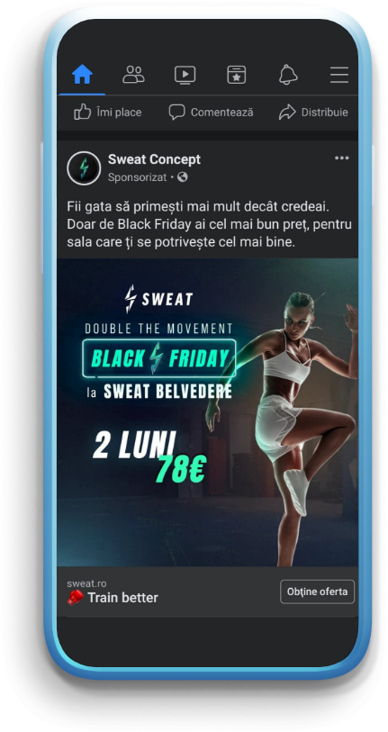 Sweat social ad 4