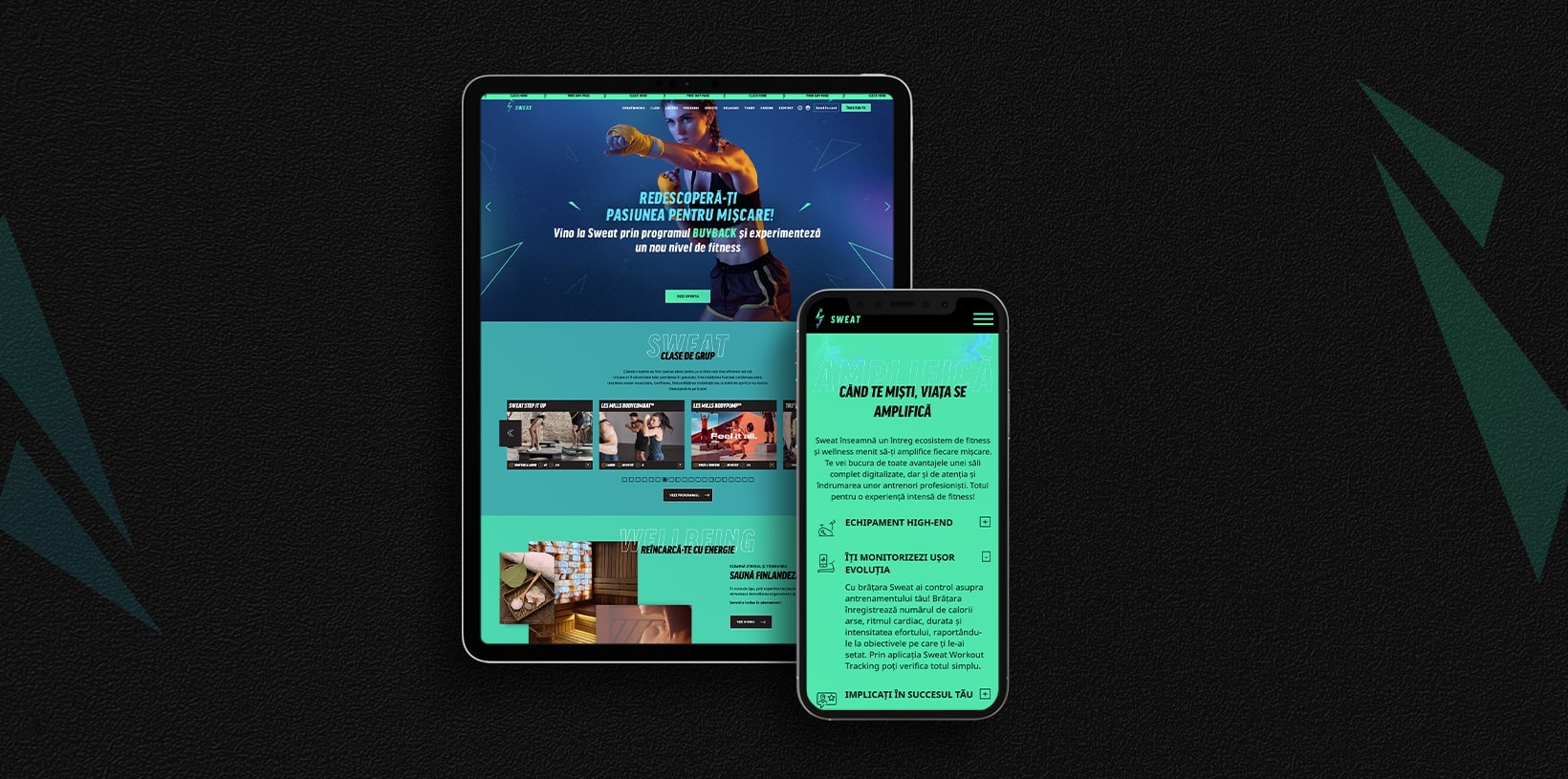 Sweat website 2