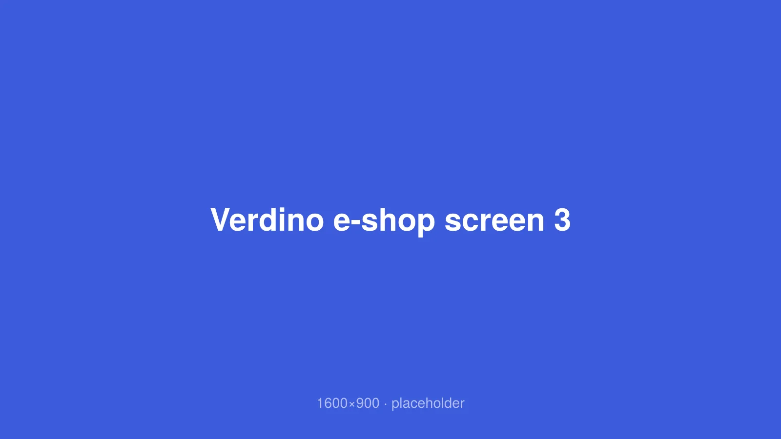 Verdino e-shop screen 3