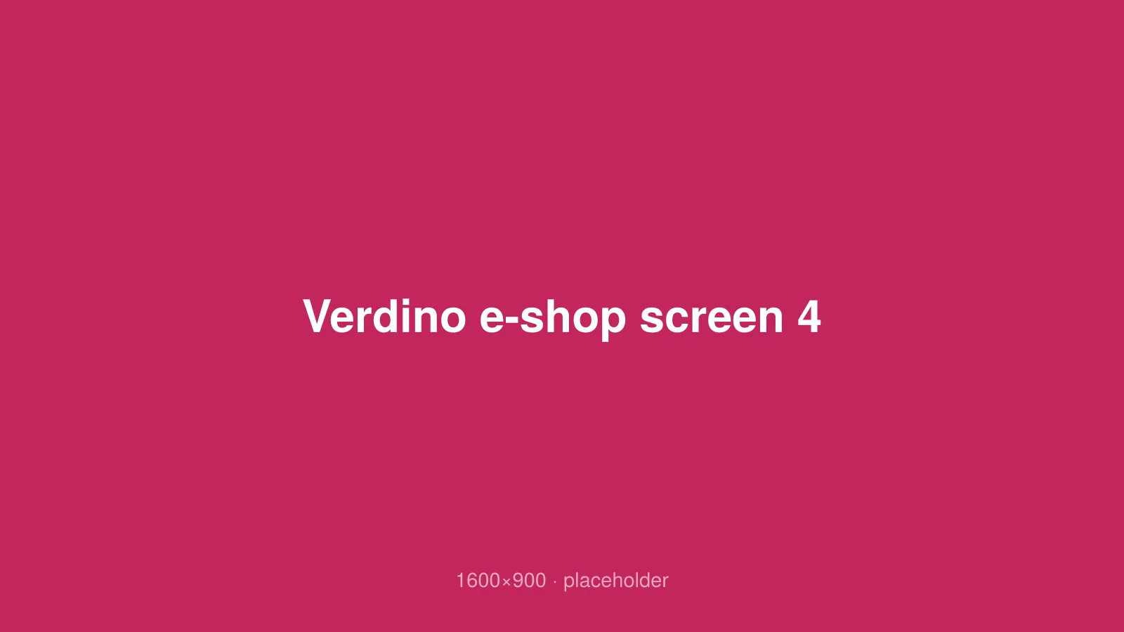 Verdino e-shop screen 4