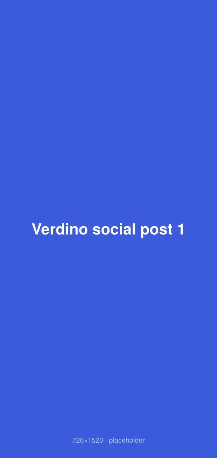 Verdino social post 1