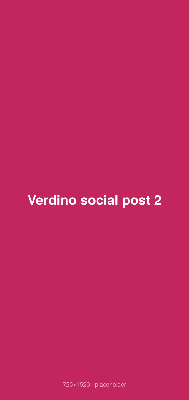 Verdino social post 2