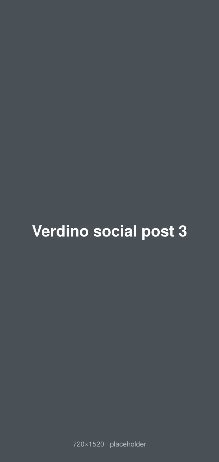 Verdino social post 3