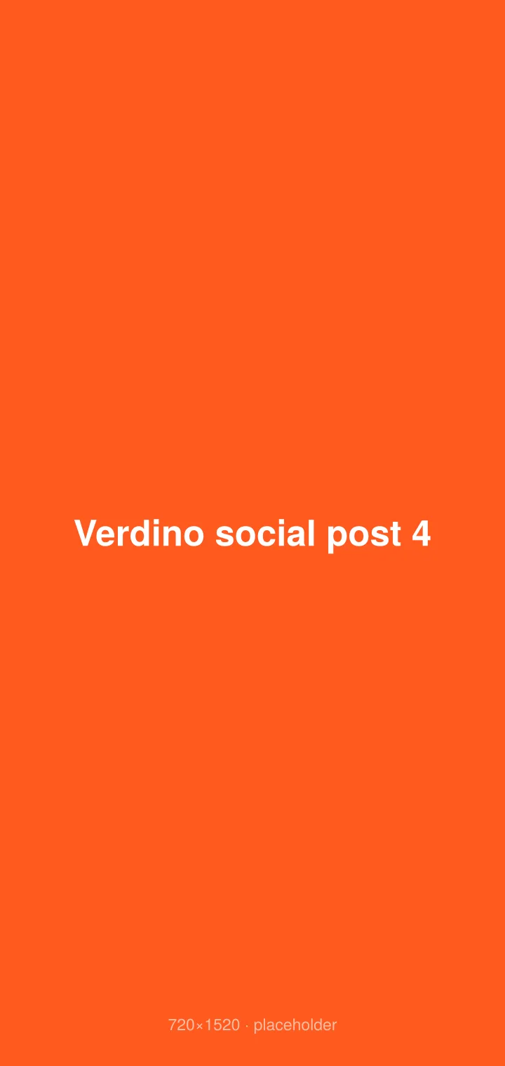 Verdino social post 4