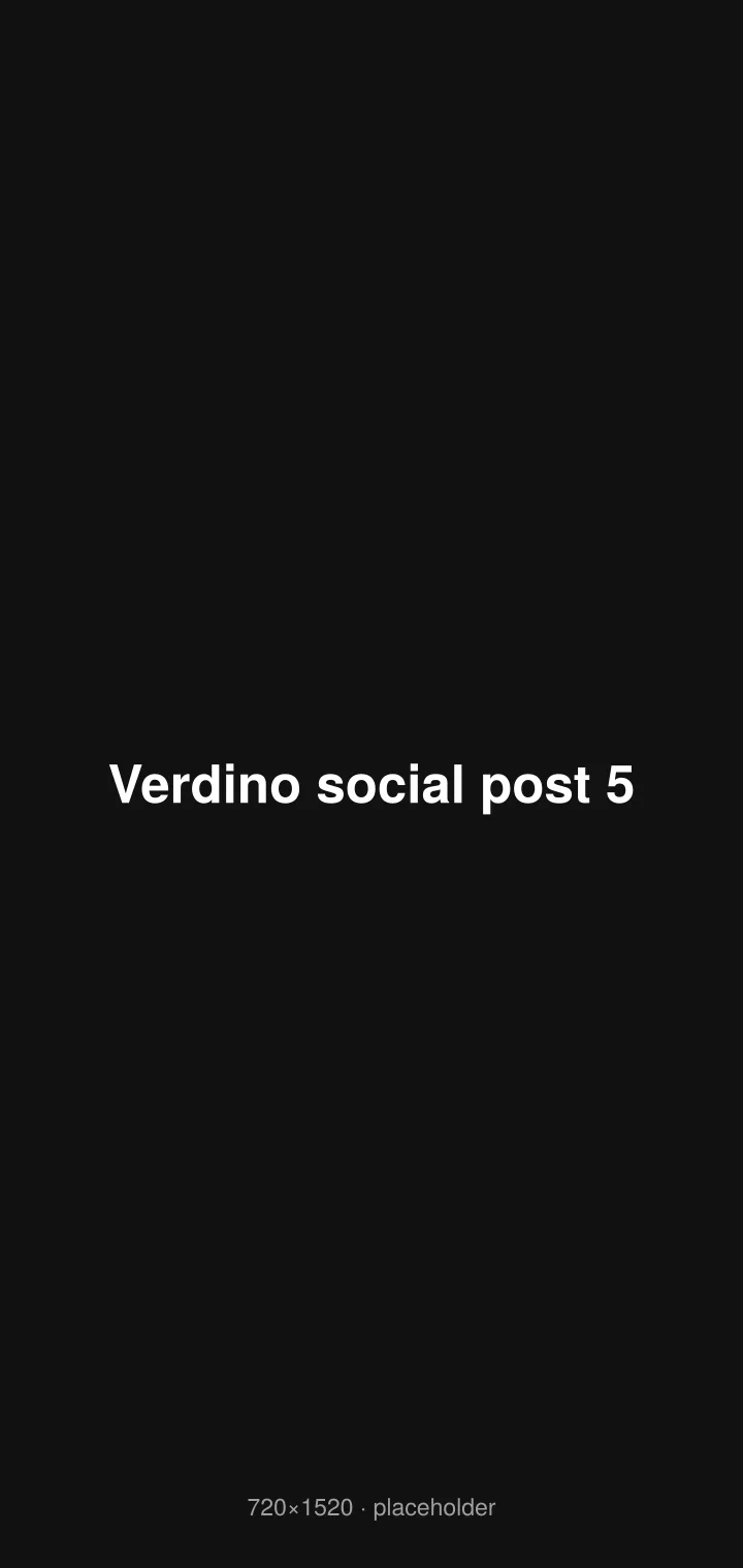 Verdino social post 5