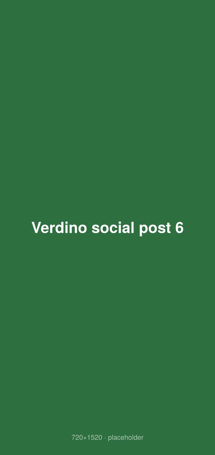 Verdino social post 6